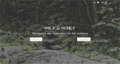 Desktop Screenshot of milk-and-honey.com
